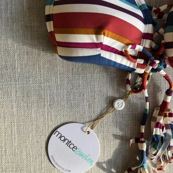 Montce Lace Up Prima Top (size M) NWT - Picture 5 of 6